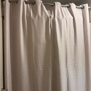 Neutral Light-Filtering Curtain Panels - Ivory